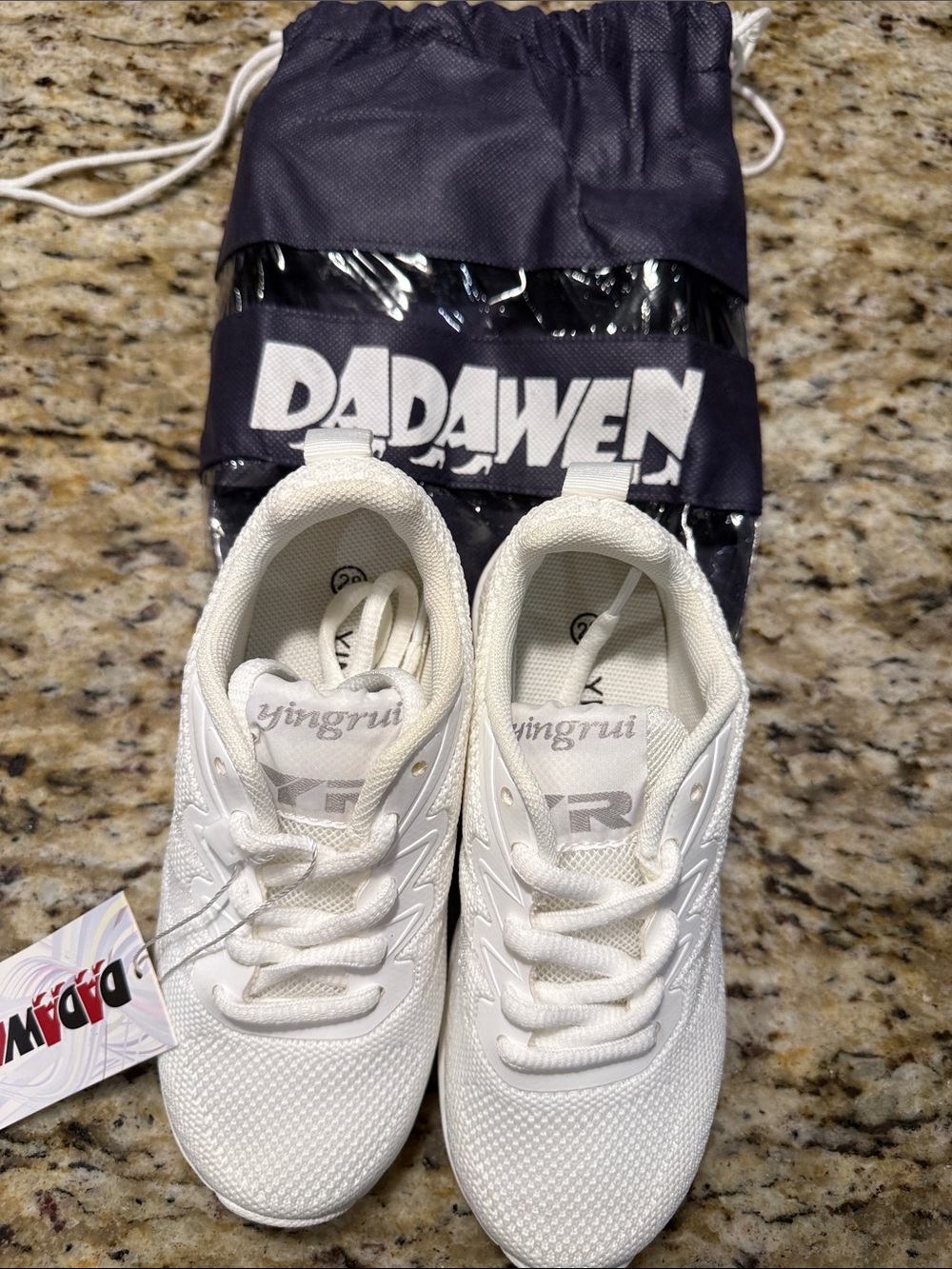 Kids White Athletic Sneakers